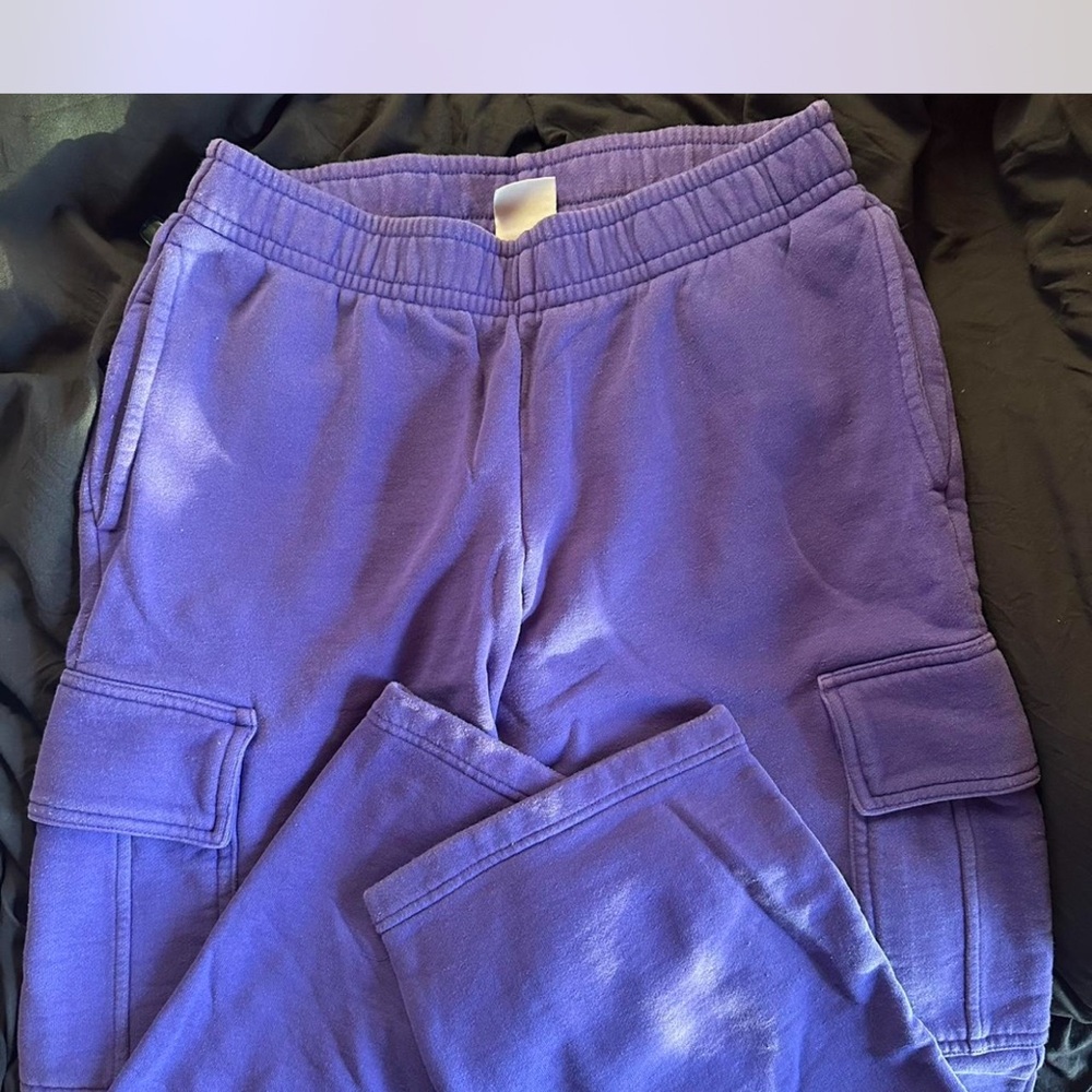 Aritzia Purple Cargo Pants